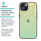 Mint Green Gradient Glass Case for iPhone 15