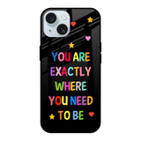 Magical Words iPhone 15 Glass Back Cover Online