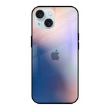 Blue Mauve Gradient iPhone 15 Glass Back Cover Online
