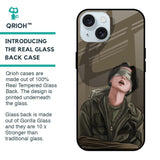 Blind Fold Glass Case for iPhone 15