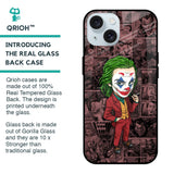 Joker Cartoon Glass Case for iPhone 15