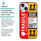 Handle With Care Glass Case for iPhone 15