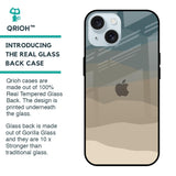 Abstract Mountain Pattern Glass Case for iPhone 15