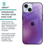 Ultraviolet Gradient Glass Case for iPhone 15