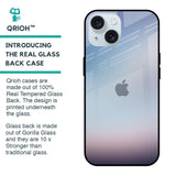 Light Sky Texture Glass Case for iPhone 15