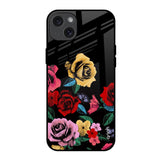Floral Decorative iPhone 15 Plus Glass Back Cover Online