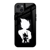 Monochrome Goku iPhone 15 Plus Glass Back Cover Online