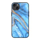 Vibrant Blue Marble iPhone 15 Plus Glass Back Cover Online
