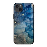 Blue Cool Marble iPhone 15 Plus Glass Back Cover Online