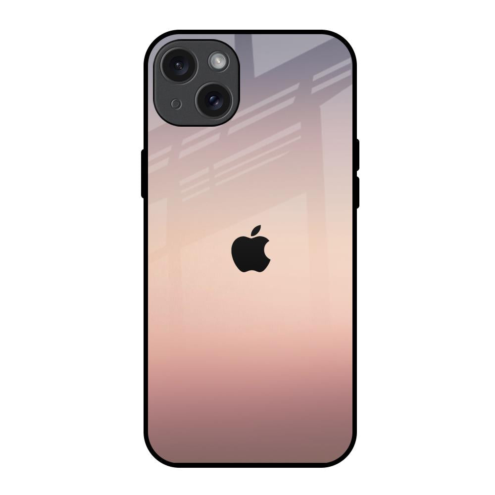Golden Mauve iPhone 15 Plus Glass Back Cover Online