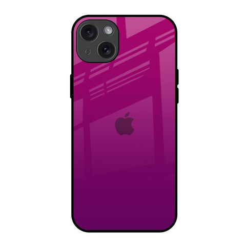 Magenta Gradient iPhone 15 Plus Glass Back Cover Online
