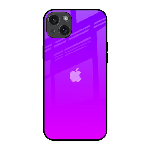 Purple Pink iPhone 15 Plus Glass Back Cover Online