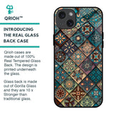 Retro Art Glass Case for iPhone 15 Plus