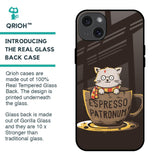 Tea With Kitty Glass Case For iPhone 15 Plus