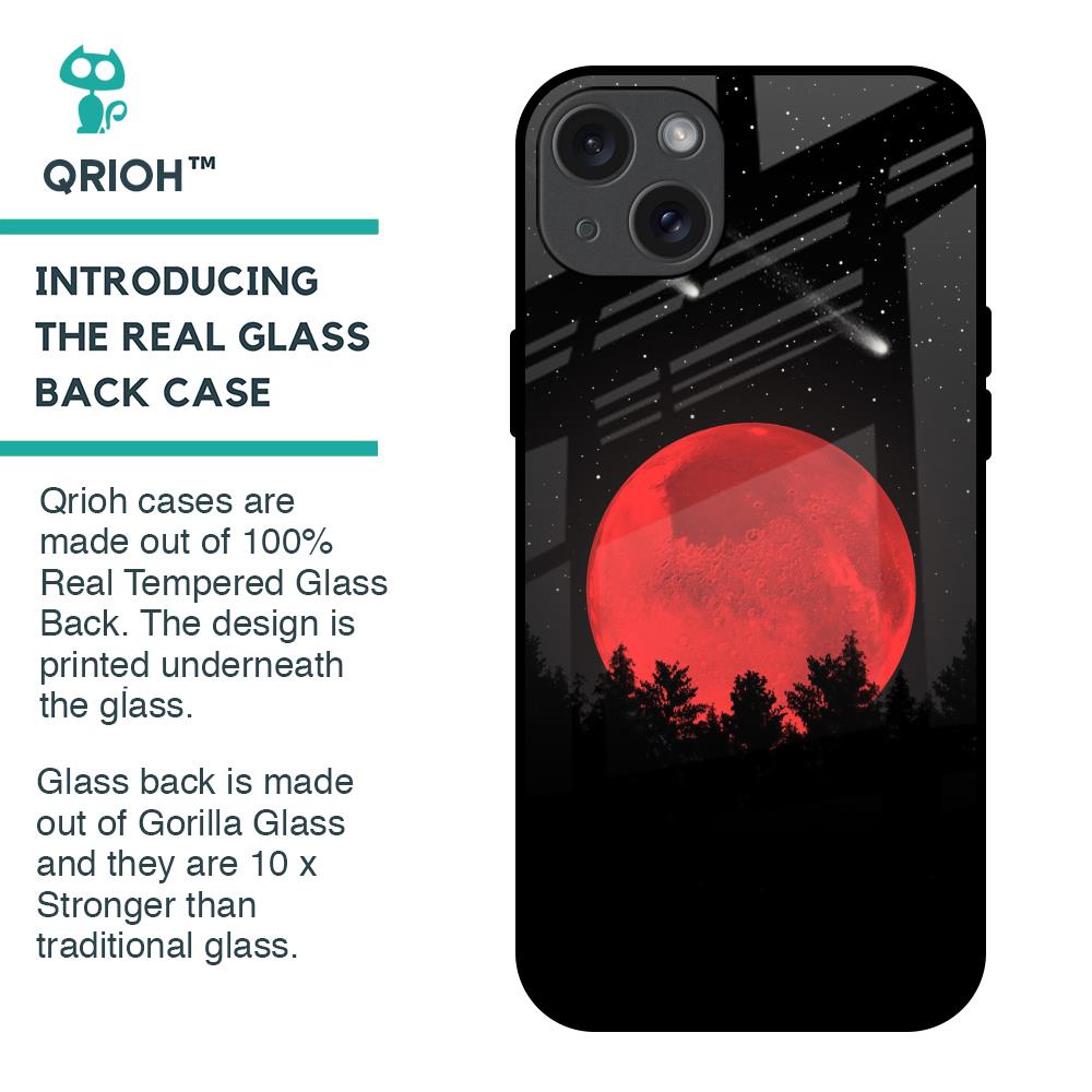 Moonlight Aesthetic Glass Case For iPhone 15 Plus