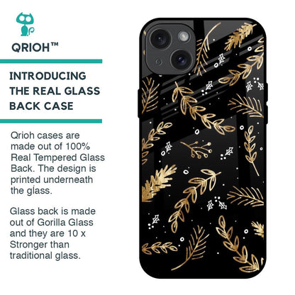 Autumn Leaves Glass Case for iPhone 15 Plus