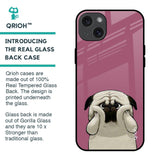 Funny Pug Face Glass Case For iPhone 15 Plus