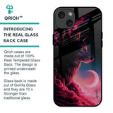 Moon Wolf Glass Case for iPhone 15 Plus