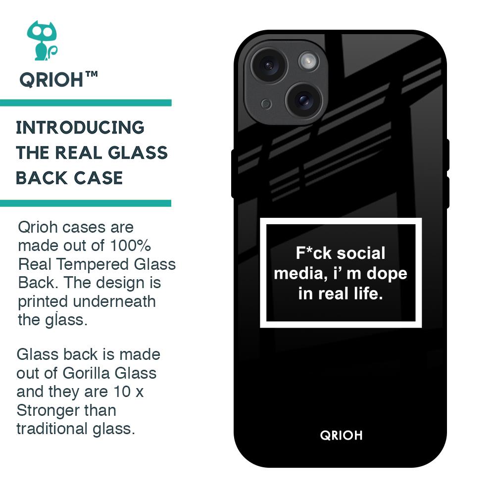 Dope In Life Glass Case for iPhone 15 Plus