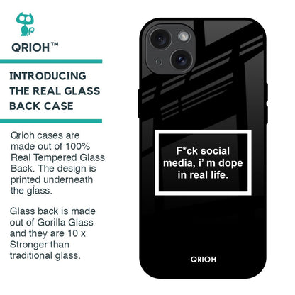 Dope In Life Glass Case for iPhone 15 Plus