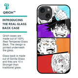 Anime Sketch Glass Case for iPhone 15 Plus