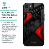 Modern Camo Abstract Glass Case for iPhone 15 Plus