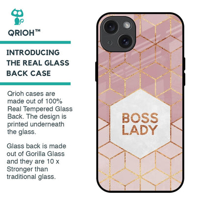 Boss Lady Glass Case for iPhone 15 Plus