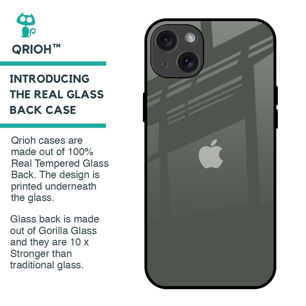 Charcoal Glass Case for iPhone 15 Plus