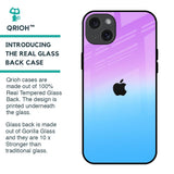 Unicorn Pattern Glass Case for iPhone 15 Plus