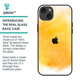 Rustic Orange Glass Case for iPhone 15 Plus