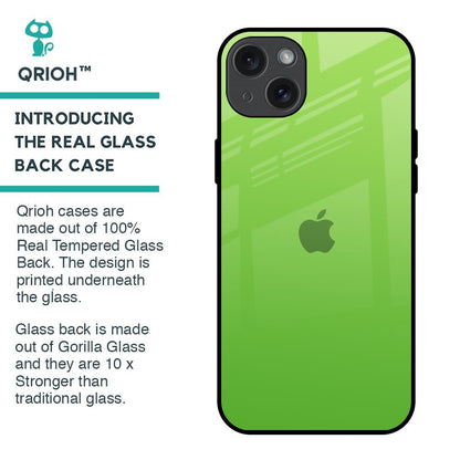 Paradise Green Glass Case For iPhone 15 Plus