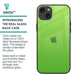 Paradise Green Glass Case For iPhone 15 Plus
