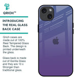 Indigo Pastel Glass Case For iPhone 15 Plus