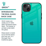 Cuba Blue Glass Case For iPhone 15 Plus