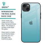 Arctic Blue Glass Case For iPhone 15 Plus