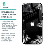 Zealand Fern Design Glass Case For iPhone 15 Plus