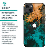 Watercolor Wave Glass Case for iPhone 15 Plus