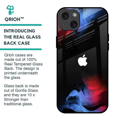 Fine Art Wave Glass Case for iPhone 15 Plus