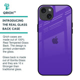Amethyst Purple Glass Case for iPhone 15 Plus