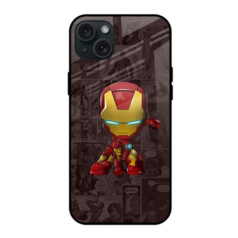 Angry Baby Super Hero iPhone 15 Plus Glass Back Cover Online