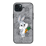 Cute Baby Bunny iPhone 15 Plus Glass Back Cover Online