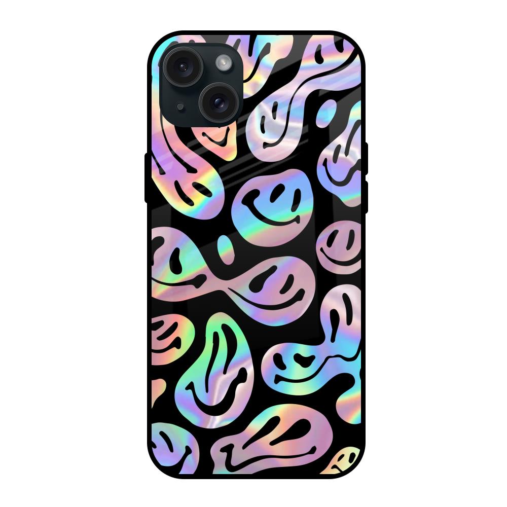 Acid Smile iPhone 15 Plus Glass Back Cover Online