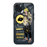Cool Sanji iPhone 15 Plus Glass Back Cover Online