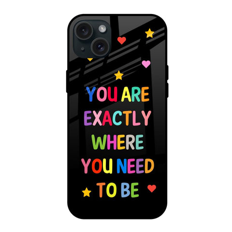 Magical Words iPhone 15 Plus Glass Back Cover Online