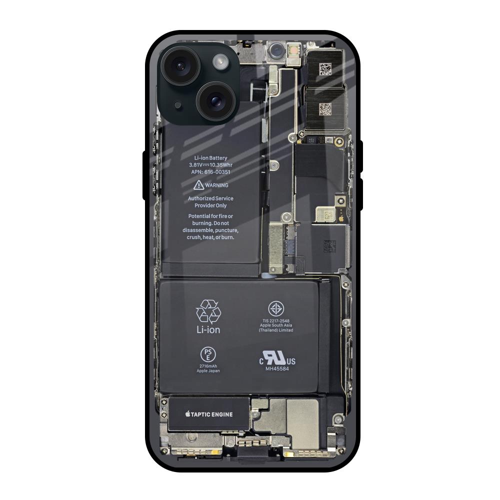 Skeleton Inside iPhone 15 Plus Glass Back Cover Online
