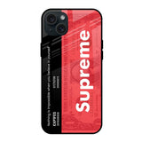 Supreme Ticket iPhone 15 Plus Glass Back Cover Online