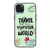 Travel Stamps iPhone 15 Plus Glass Back Cover Online