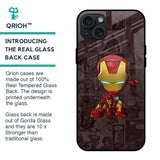 Angry Baby Super Hero Glass Case for iPhone 15 Plus