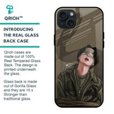 Blind Fold Glass Case for iPhone 15 Plus