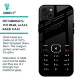 Classic Keypad Pattern Glass Case for iPhone 15 Plus